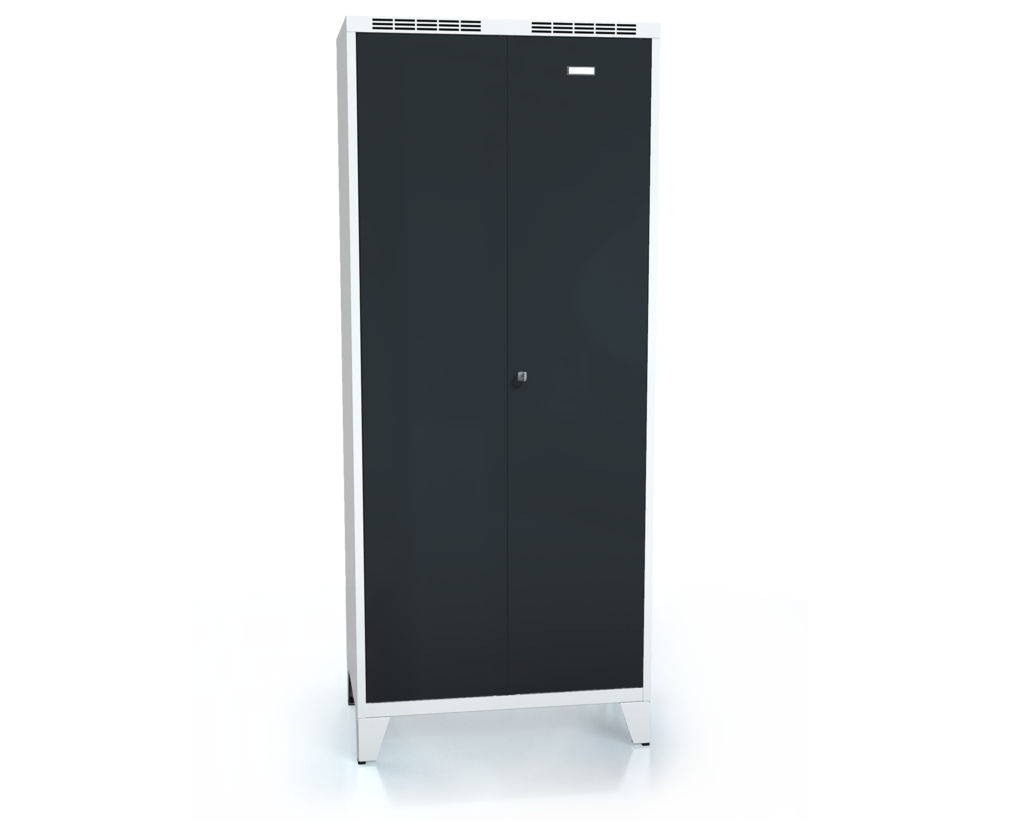 High volume cloakroom locker ALDUR 1 with feet 1920 x 800 x 500